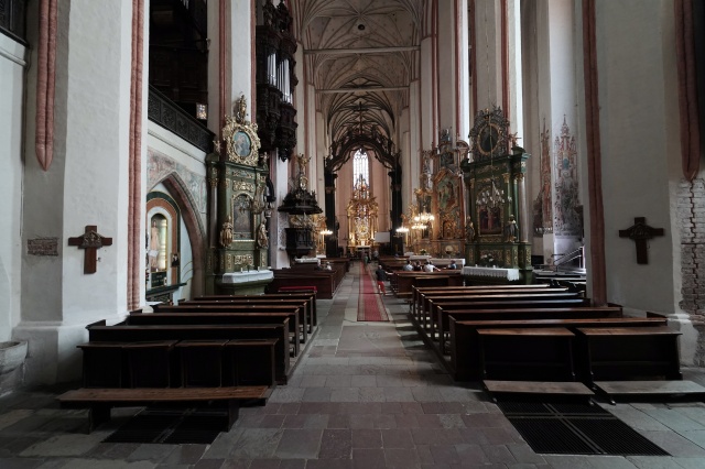 Interior of the nave, eastward view,