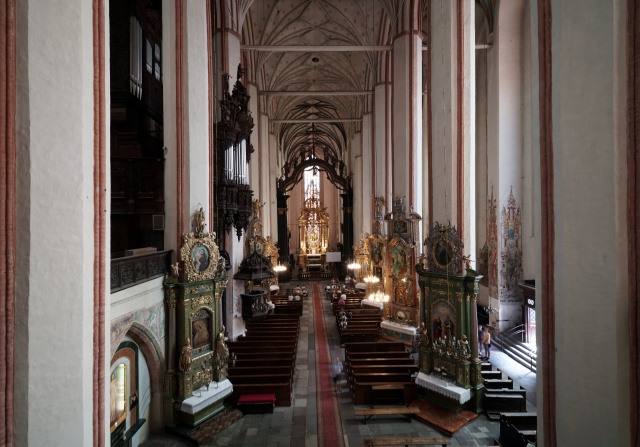 Interior of the nave, eastward view,