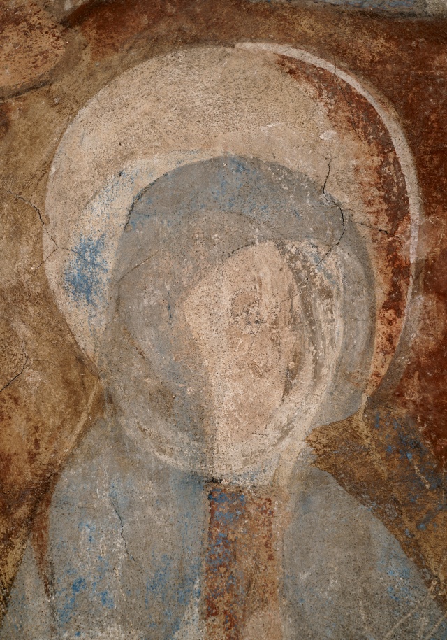 Fragment - head of Virgin Mary