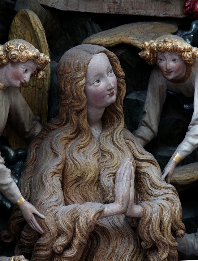 Extasy of St Mary Magdalene - detail